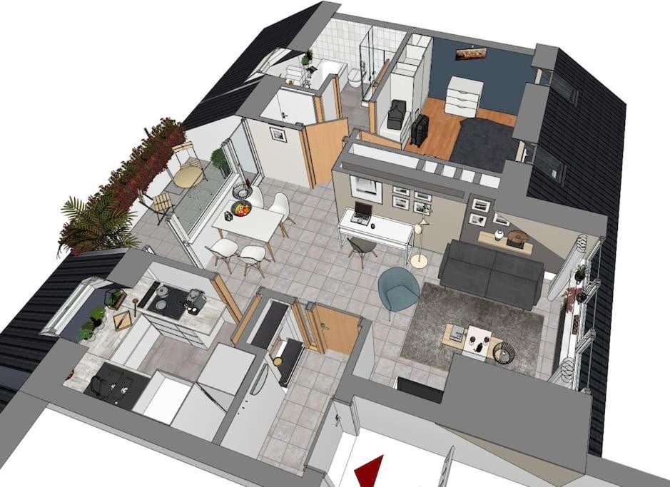 Modernes Und Ruhiges Appartement Mit Loggia Marl Εξωτερικό φωτογραφία